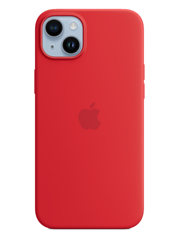 Накладка Apple iPhone 14 Silicon Case MagSafe Animation (Красный)