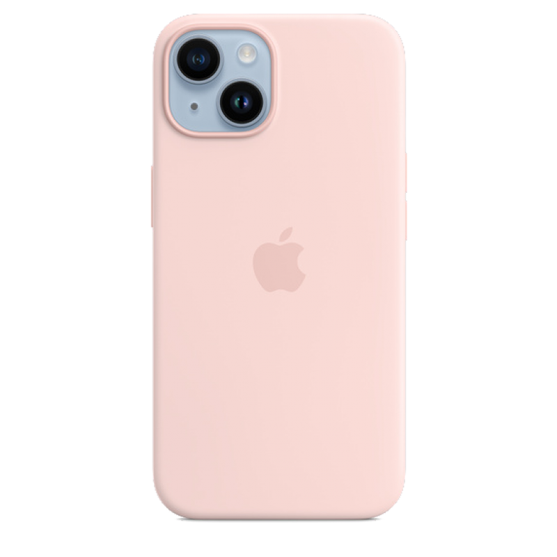 Накладка Apple iPhone 14 Plus Silicon Case MagSafe Animation (Розовый мел)