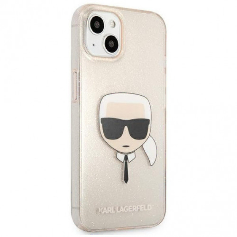 Чехол iPhone 13 Lagerfeld TPU Glitters Karl