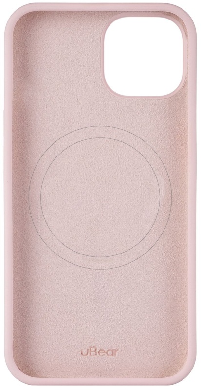 Чехол uBear Touch Mag Case для iPhone 15 (Розовый)
