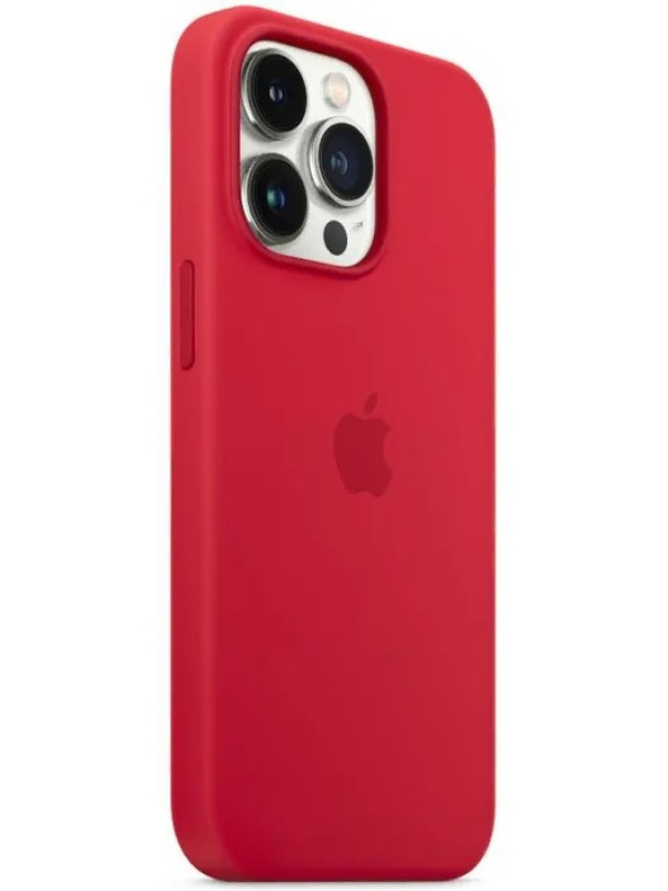 Накладка Apple iPhone 13 Pro Max Silicon Case MagSafe (Красный)
