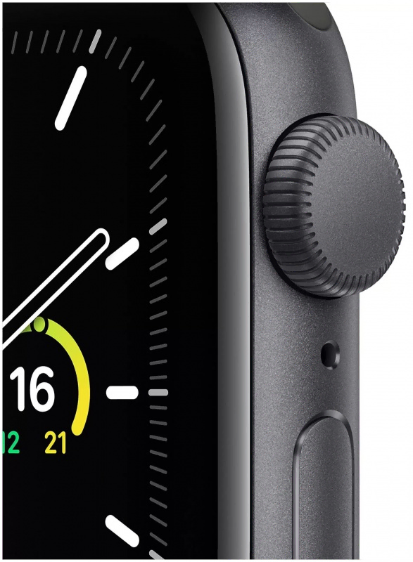 Apple Watch Series SE 40mm Space Gray Aluminum Case with Midnight Sport Band