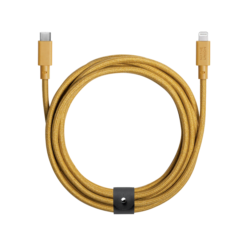 Кабель NATIVE UNION Belt Cable USB-C to ligntning Cable 1,2m (Оранжевый)