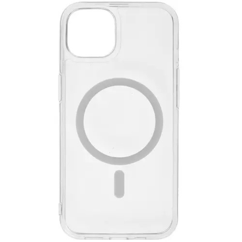 Чехол защитный "vlp" Crystal case с MagSafe для iPhone 15 Plus, прозрачный