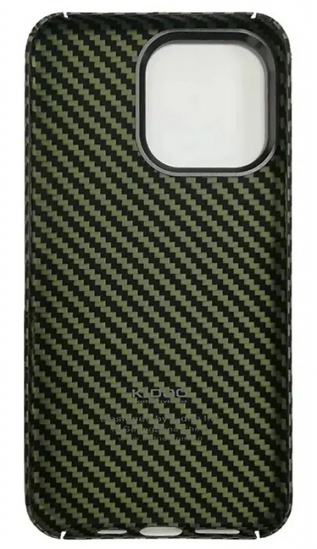 Накладка iPhone 14 Pro Max piblue kevlar magnetic (Зелёный)