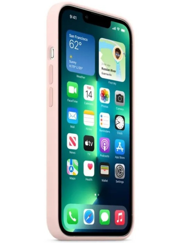 Накладка Apple iPhone 14 Plus Silicon Case MagSafe Animation (Розовый)