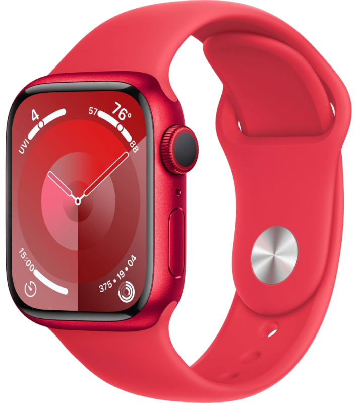 Apple Watch Series 9 45mm (PRODUCT)RED Aluminum Case Red Sport Band