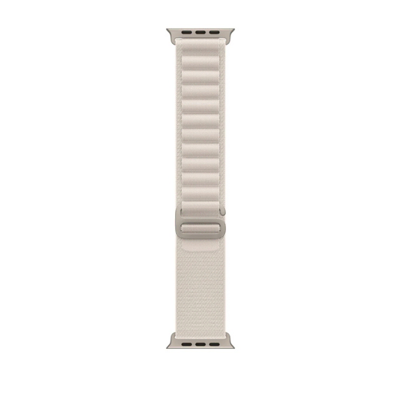 Apple Watch Series Ultra 49mm Titanium Case with Starlight Alpine Loop S