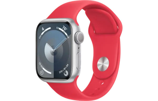 Apple Watch Series 9 41mm (PRODUCT)RED Aluminum Case Red Sport Band