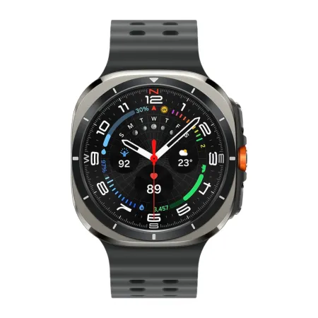 Умные часы Samsung Galaxy Watch Ultra 47мм, ремешок Marine (Titanium Silver, 2024)
