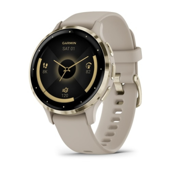 Часы Garmin VENU 3s Soft Gold French/Gray